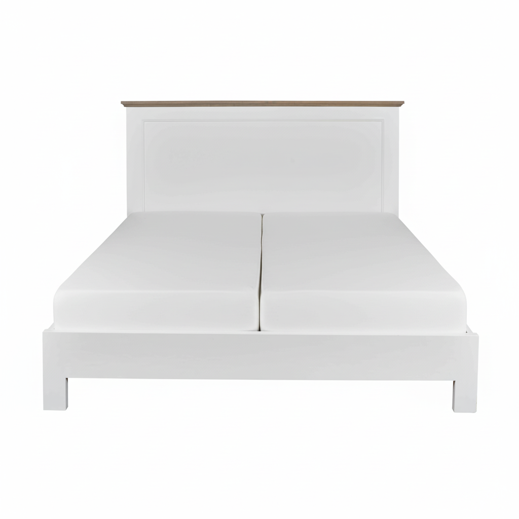 Pat matrimonial, Milano Collection, Transilvan, MDF si Lemn Masiv ...