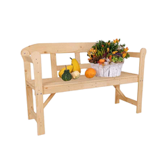 Garden Bench Emy, Transilvan, 2 People, Solid Wood, 125x81x45 cm, Lacquered