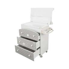 Clone of Baby Commode Clasico, BabyDreams, Drawers, Mattress &amp; Bath Tube Included, 76x47x92 cm, White