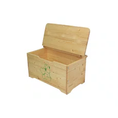 Kids Storage Box, Simba, Transilvan, Solid Wood, 74x41x39 cm, Lacquered