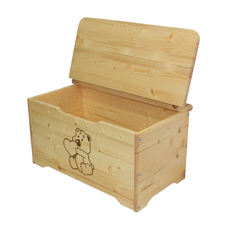 Kids Storage Box, Simba, Transilvan, Solid Wood, 74x41x39 cm, Lacquered