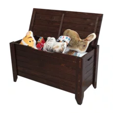 Storage Box Toy, Transilvan, Solid Wood, 90x40x50 cm, Walnut