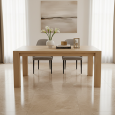 Masa Dining, San Francisco Collection, Transilvan, Lemn Masiv Stejar, 6 Persoane, 165x94x76 cm, Stejar Terra Periat