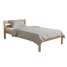 Single Bed Sally, Transilvan, Solid Wood, Model 3/1, 80x190 cm, Lacquered