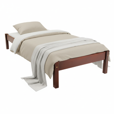 Pat de o persoana Transilvan, Sally, Lemn Masiv, Model 1/1, 80x200 cm, Cires