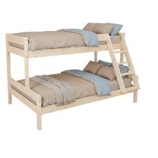 Pat etajat Transilvan, Sandra, Lemn Masiv, 80/120x200 cm, Lacuit