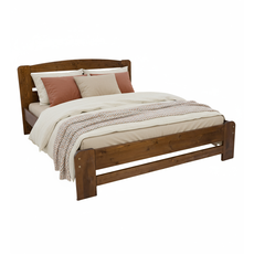 Pat matrimonial Dumbo, Transilvan, Lemn Masiv, Model 4/1, 140x200 cm, Nuc