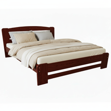 Pat matrimonial Dumbo, Transilvan, Lemn Masiv, Model 4/1, 180x200 cm, Cires