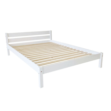 Clone of Clone of Clone of Double Bed Sally, Transilvan, Solid Wood, Model 3/1, 160x200 cm, White