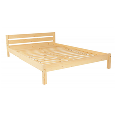 Clone of Double Bed Sally, Transilvan, Solid Wood, Model 3/1, 160x200 cm, White