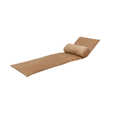 Perne pentru Banca Transformabila in Sezlong Solana, 2 in 1, Transilvan, 2 Piese, Material Plush, 100x65x4 cm si 200x65x2 cm, Maro