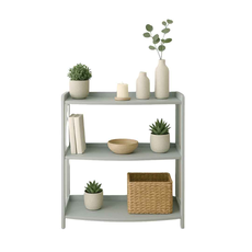 Transilvan polcrendszer, Elisse, 3 polcos, 80x39x88 cm, Szürke