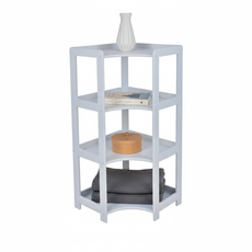 Raft Elisse Transilvan, 4 polite, Colt Interior, 60x60x127 cm, Gri