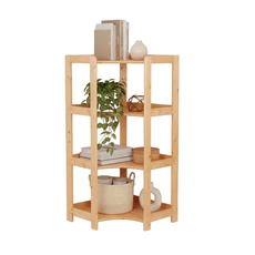 Raft Elisse Transilvan, 4 polite, Colt Interior, 60x60x127 cm, Lacuit