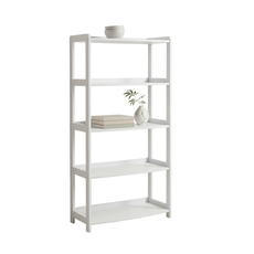 Raft Elisse Transilvan, 5 polite, 80x39x165 cm, Gri