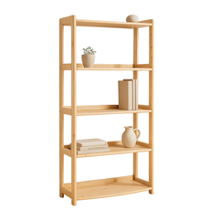 Raft Elisse Transilvan, 5 polite, 80x39x165 cm, Lacuit