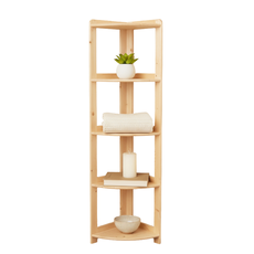 Raft Elisse Transilvan, 5 polite, Colt Exterior, 37x37x165 cm, Lacuit