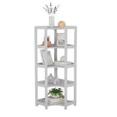 Raft Elisse Transilvan, 5 polite, Colt Interior, 60x60x165 cm, Gri
