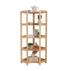 Raft Elisse Transilvan, 5 polite, Colt Interior, 60x60x165 cm, Lacuit
