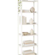 Raft Elisse Transilvan, 6 polite, 60x39x203 cm, Gri