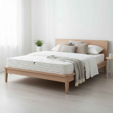 Saltea Ortopedica Transilvan, SweetDreams, Hipoalergenic, Spuma Poliuretanica, Arcuri Bonell, Buton de Aerisire, Textil Ecologic, 140x200x20 cm, Alb