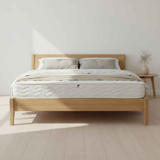 Matrac SweetDreams, Transilvan, ortopéd, hipoallergén, Bonnell rugó, légáteresztő gomb, ökológikus textil, 160x200x20 cm, Fehér