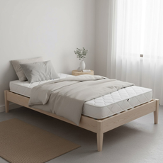 Matrac SweetDreams, Transilvan, ortopéd, hipoallergén, Bonnell rugó, légáteresztő gomb, ökológikus textil, 80x200x12 cm, fehér