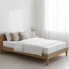 Clone of Clone of Matrac SweetDreams, Transilvan, ortopéd, hipoallergén, Bonnell rugó, légáteresztő gomb, ökológikus textil, 80x200x12 cm, fehér