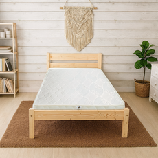 Saltea Ortopedica Transilvan, SweetDreams, Hipoalergenic, Spuma Poliuretanica, Textil Ecologic, 90x200x15 cm, Alb