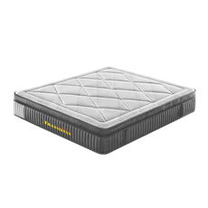 Saltea Bambus Transilvan, SweetNight, Arcuri Individuale, Material Premium, 180x200x35 cm, Alb 