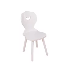 Chair Spring, Transilvan, Premium, Solid Wood, 85x54x45 cm, White