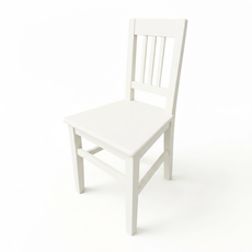 Scaun de Bucatarie, Spring Clasic, Transilvan, Lemn Masiv, 91x44x44 cm, Alb