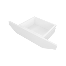 Sertar pentru Masa Transformabila Hugo, Masa de Cafea si Masa Dining, 2 in 1, Transilvan, Lemn Masiv, 62x33x12 cm, Alb