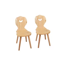 Set 2x Chairs Spring, Transilvan, Premium, Solid Wood, 85x54x45 cm, Lacquered