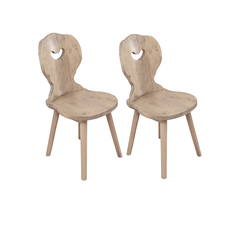 Set 2x Chairs Spring, Transilvan, Premium, Solid Wood, 85x54x45 cm, Sonoma Oak