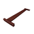 Safety Bed Rail Siguro, Transilvan, Long Side, Solid Wood, 122x27x50 cm, Cherry
