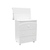 Baby Commode Mia, BabyDreams, Drawers, Changing Mattress and Bath Tube Included, 76x47x92 cm, White