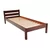 Single Bed Sally, Transilvan, Solid Wood, Model 3/1, 90x200 cm, Cherry