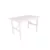 Transilvan Kerti asztal, Emy, 120x70 cm, Fehér