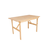 Garden Table Emy, Transilvan, Solid Wood, 120x70 cm, Lacquered