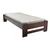 Single Bed Dumbo, Transilvan, Solid Wood, Model 1/1, 90x200 cm, Cherry