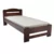 Single Bed Dumbo, Transilvan, Solid Wood, Model 3/1, 90x200 cm, Cherry