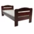 Single Bed Dumbo, Transilvan, Solid Wood, Model 3/3, 90x200 cm, Cherry