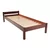 Single Bed Sally, Transilvan, Solid Wood, Model 2/1, 90x200 cm, Cherry