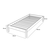 Single Bed Leo, Transilvan, Solid Wood, 90x200 cm, White