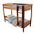 Bunk Bed Sally, Transilvan, Solid Wood, 80x200 cm, Walnut