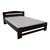 Double Bed Dumbo, Transilvan, Solid Wood, Model 3/1, 140x200 cm, Cherry