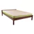 Double Bed Sally, Transilvan, Solid Wood, Model 2/1, 140x200 cm, Cherry