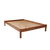 Double Bed Sally, Transilvan, Solid Wood, Model 1/1, 160x200 cm, Walnut