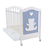 Baby Bed, BabyDreams, Cuore di Orso, Drawer, Solid Wood, Italian Design, 133x71x106 cm, White-Grey